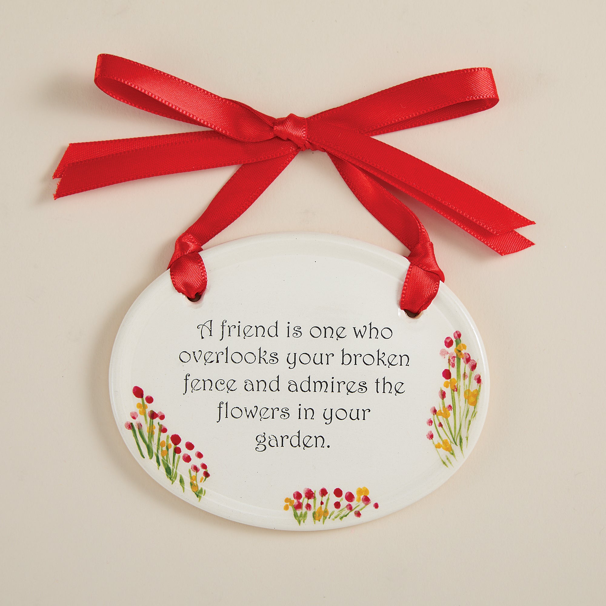 A Friend Is Ceramic Wall Plaque