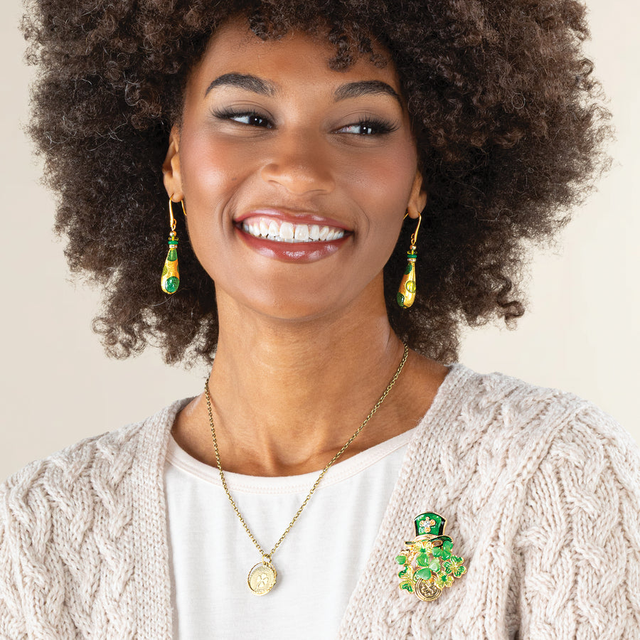 Lucky Clovers Pendant Necklace