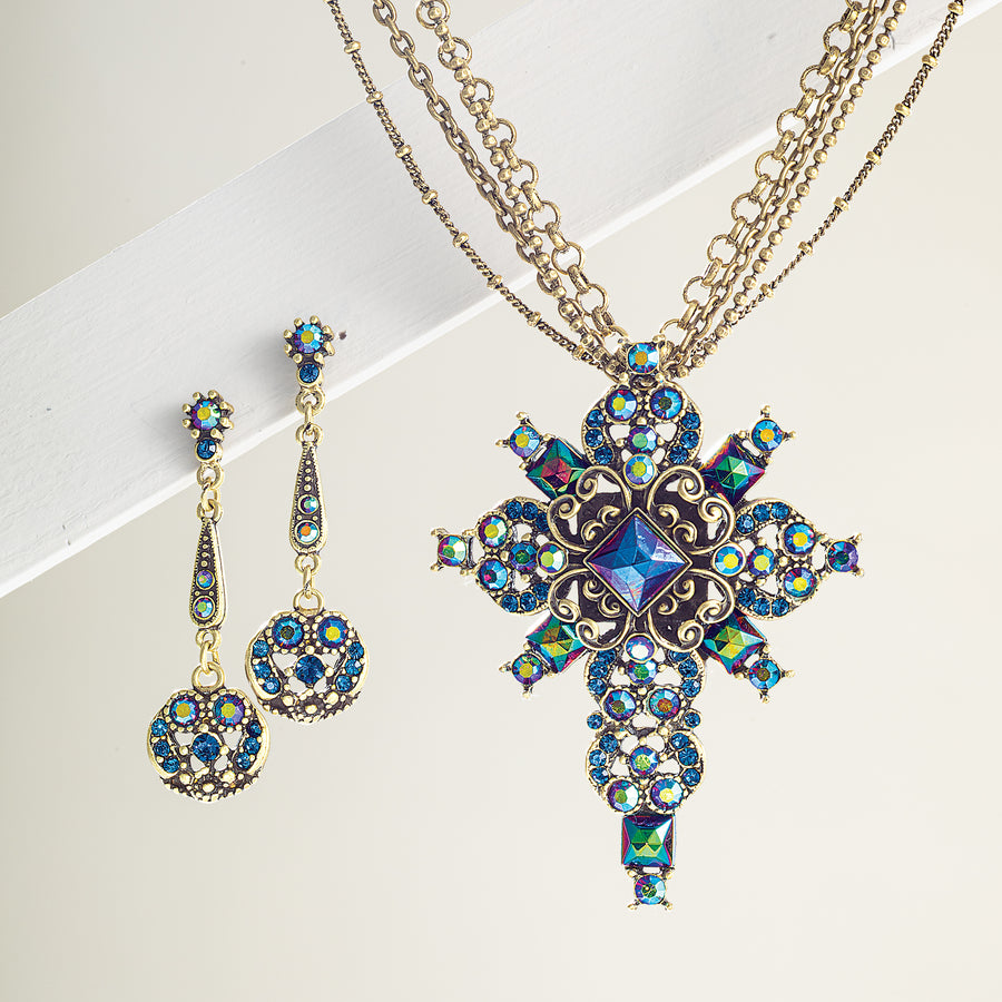 Regal Renaissance Necklace & Earrings Set