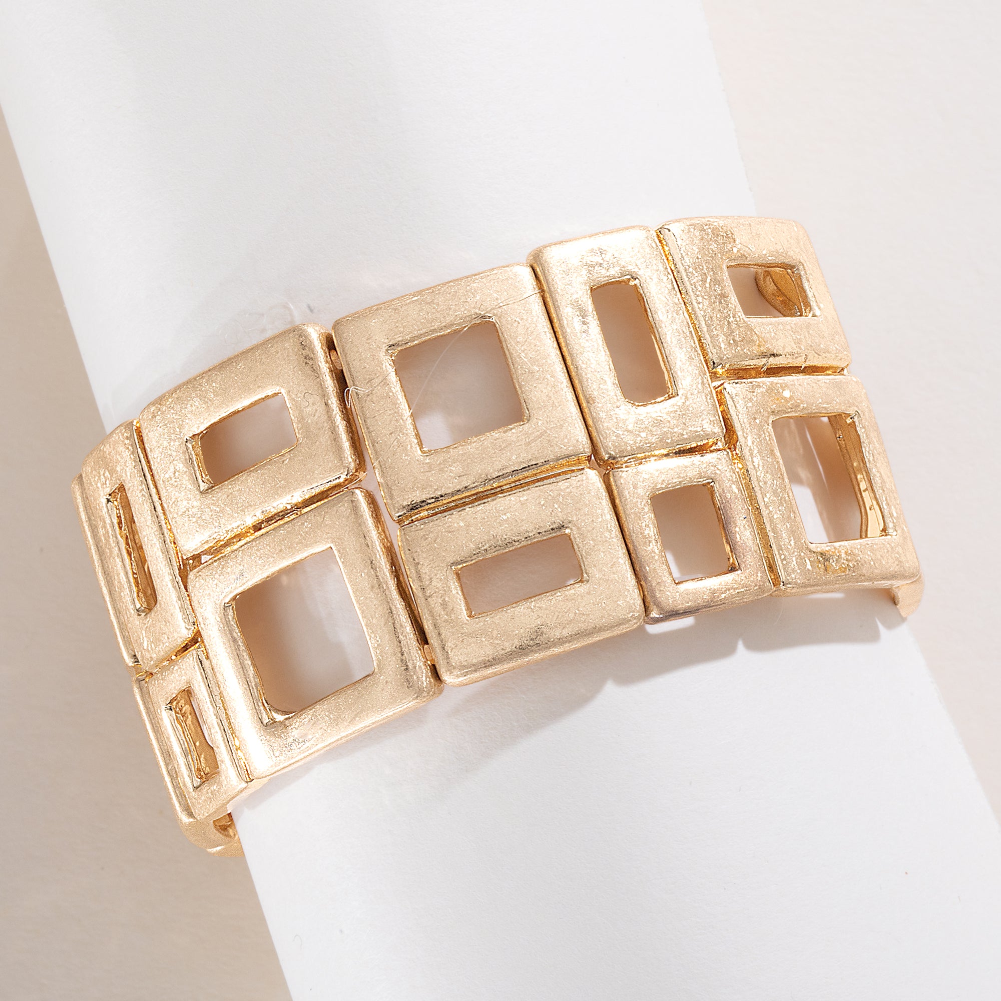 Taking Shapes Textured Bracelet (Preorder)