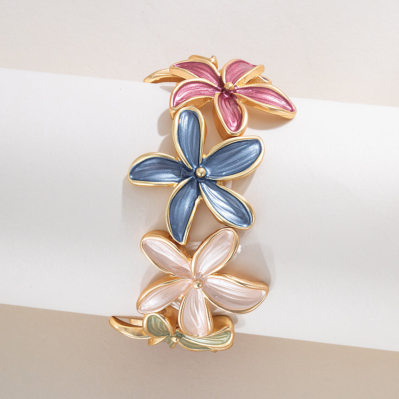Fall Florals Enamel Bracelet