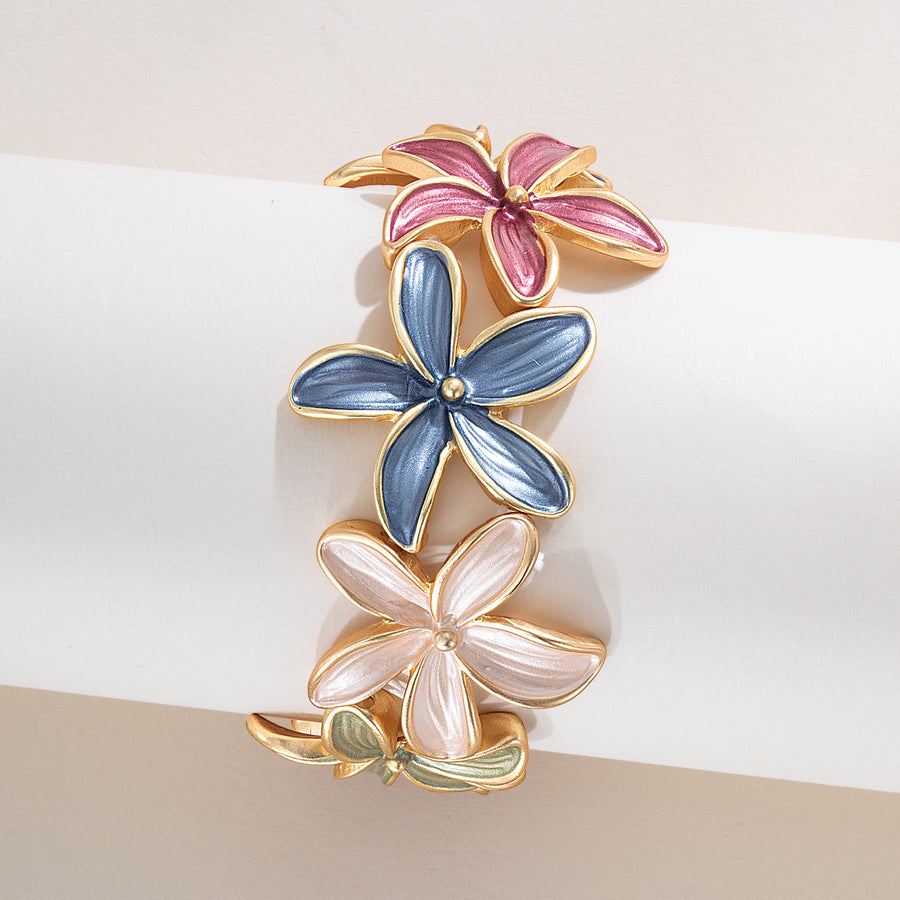 Fall Florals Enamel Bracelet