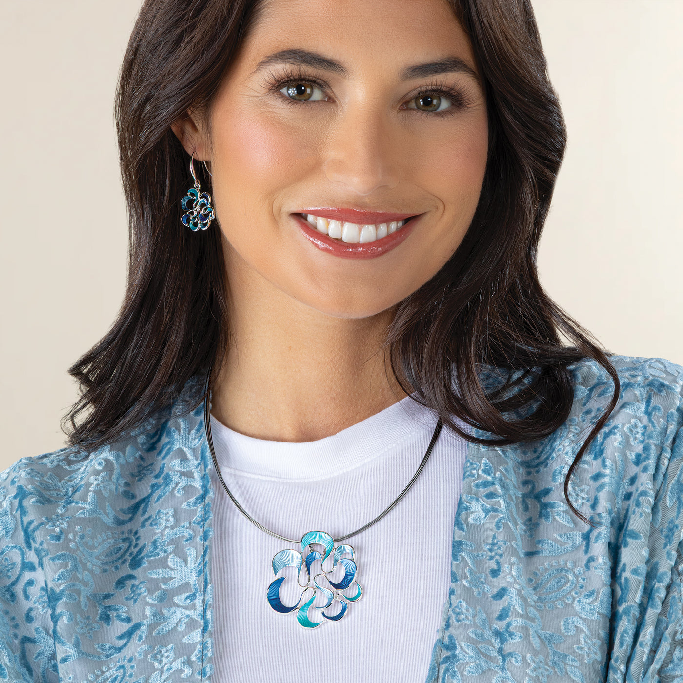 Twirly Flower Earrings