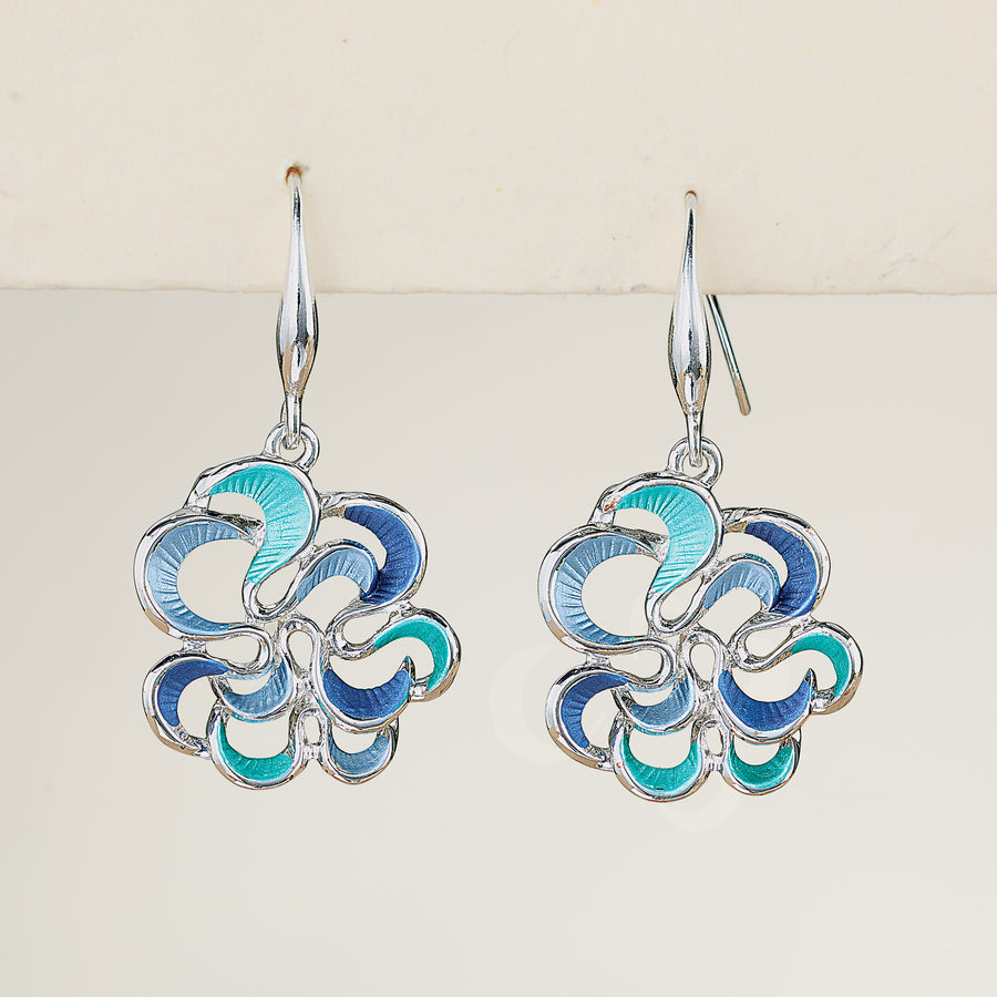 Twirly Flower Earrings