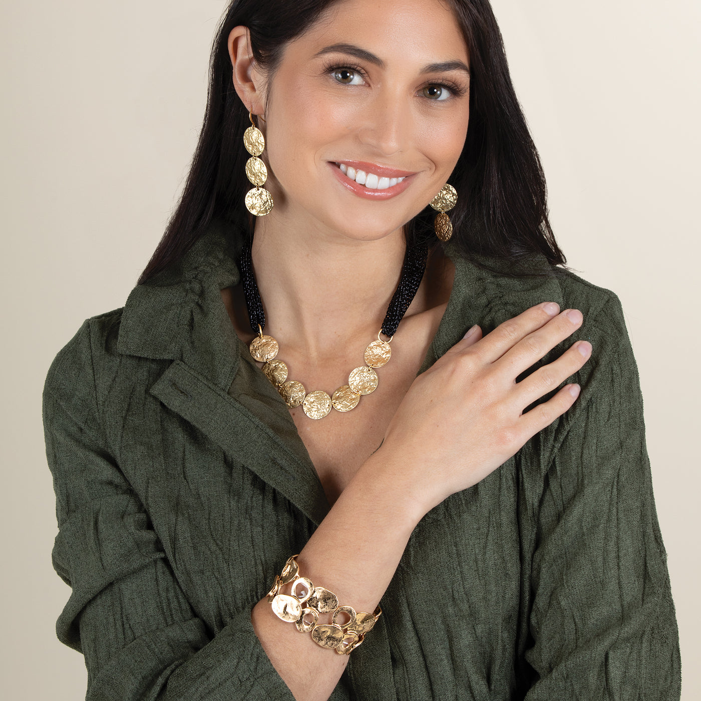 Trevi Coin Statement Bracelet