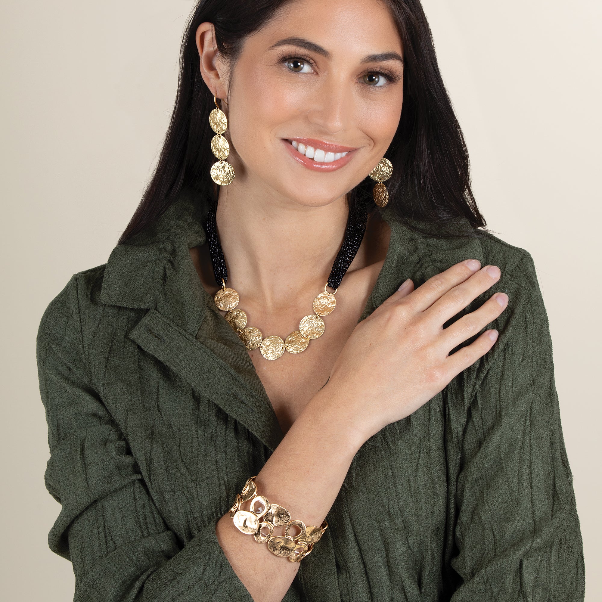 Trevi Coin Statement Bracelet