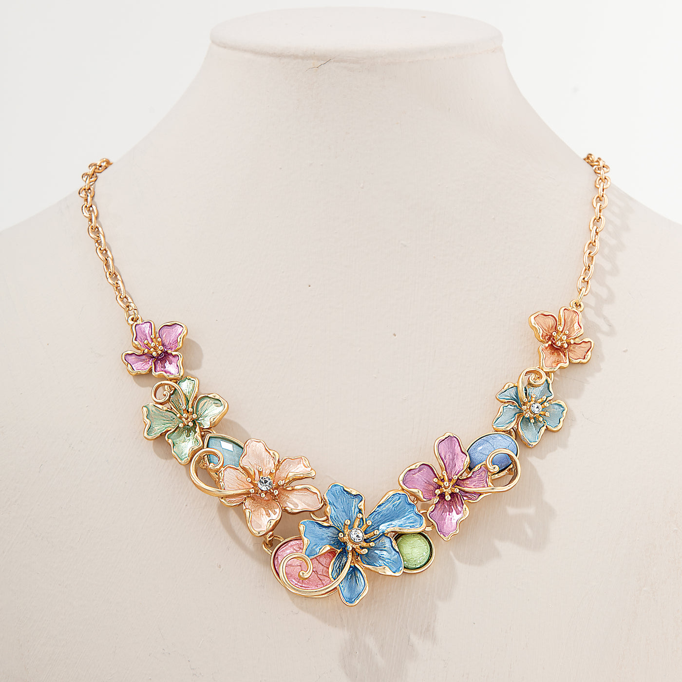 Fall Florals Collar Necklace (Preorder)