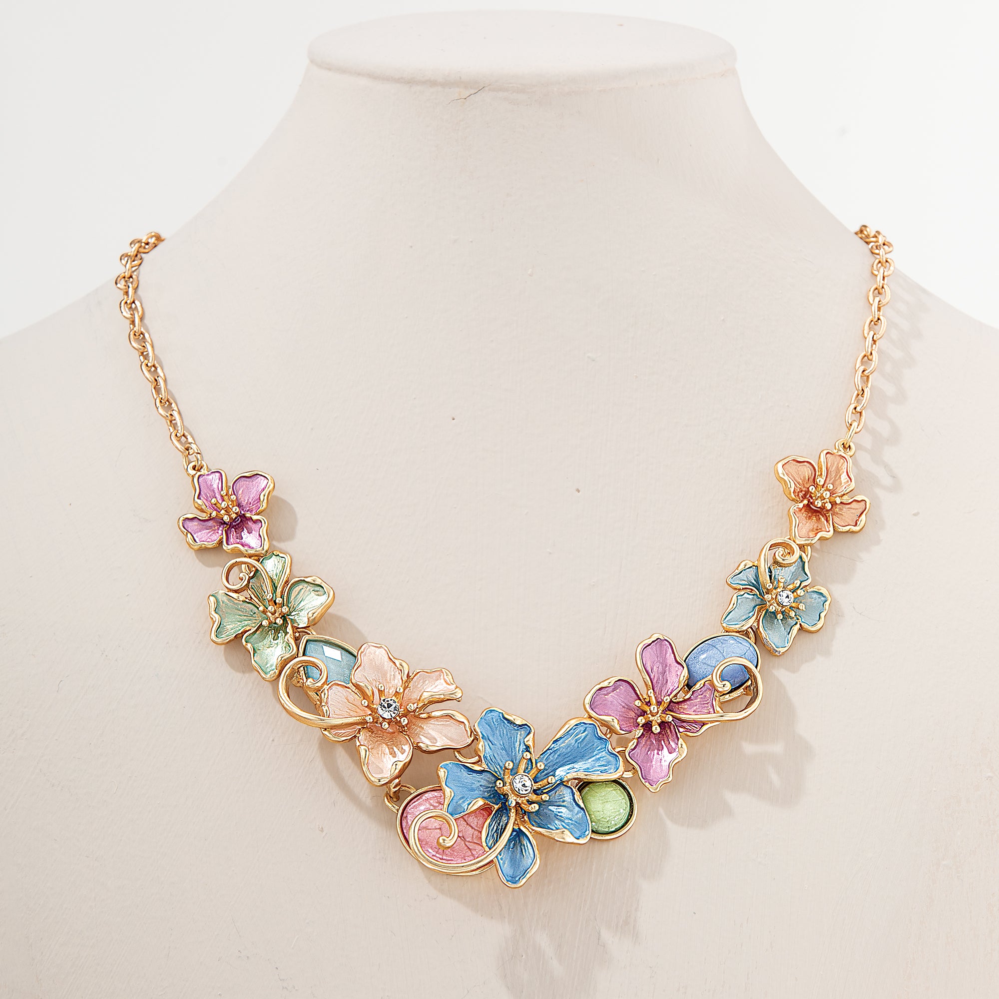 Fall Florals Collar Necklace (Preorder)