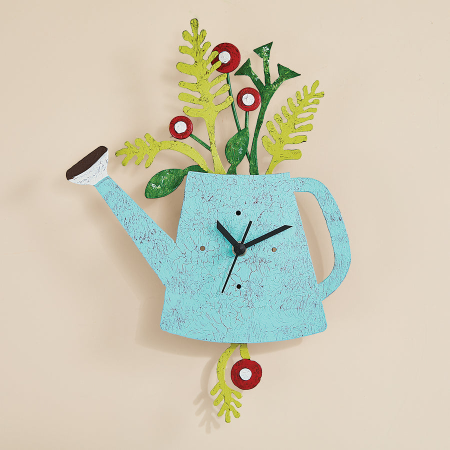 Whimsical Watering Can Clock (Preorder)