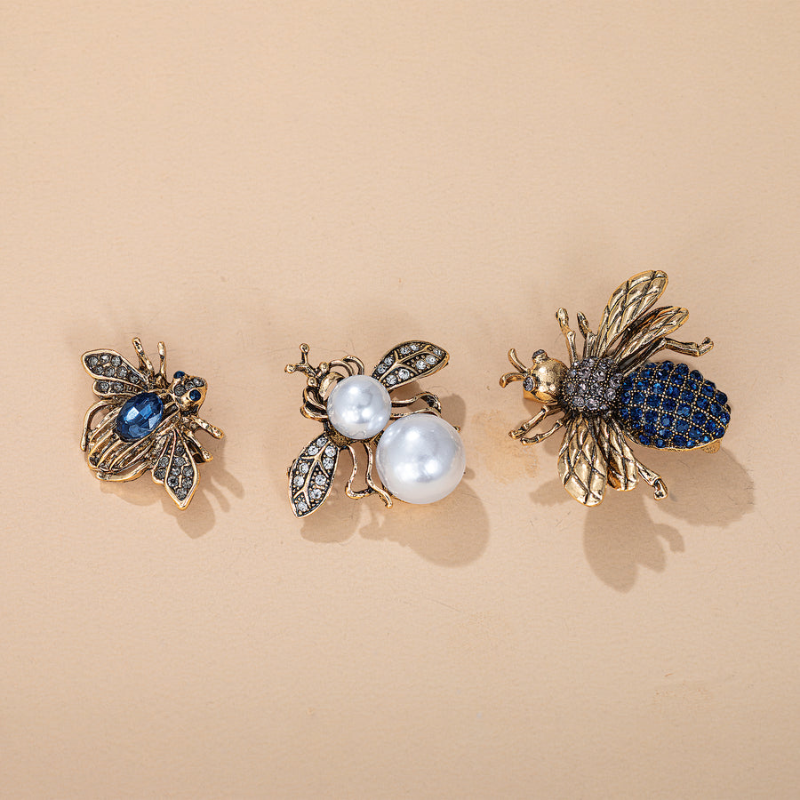 Eclectic Bee Scatter Pin Trio