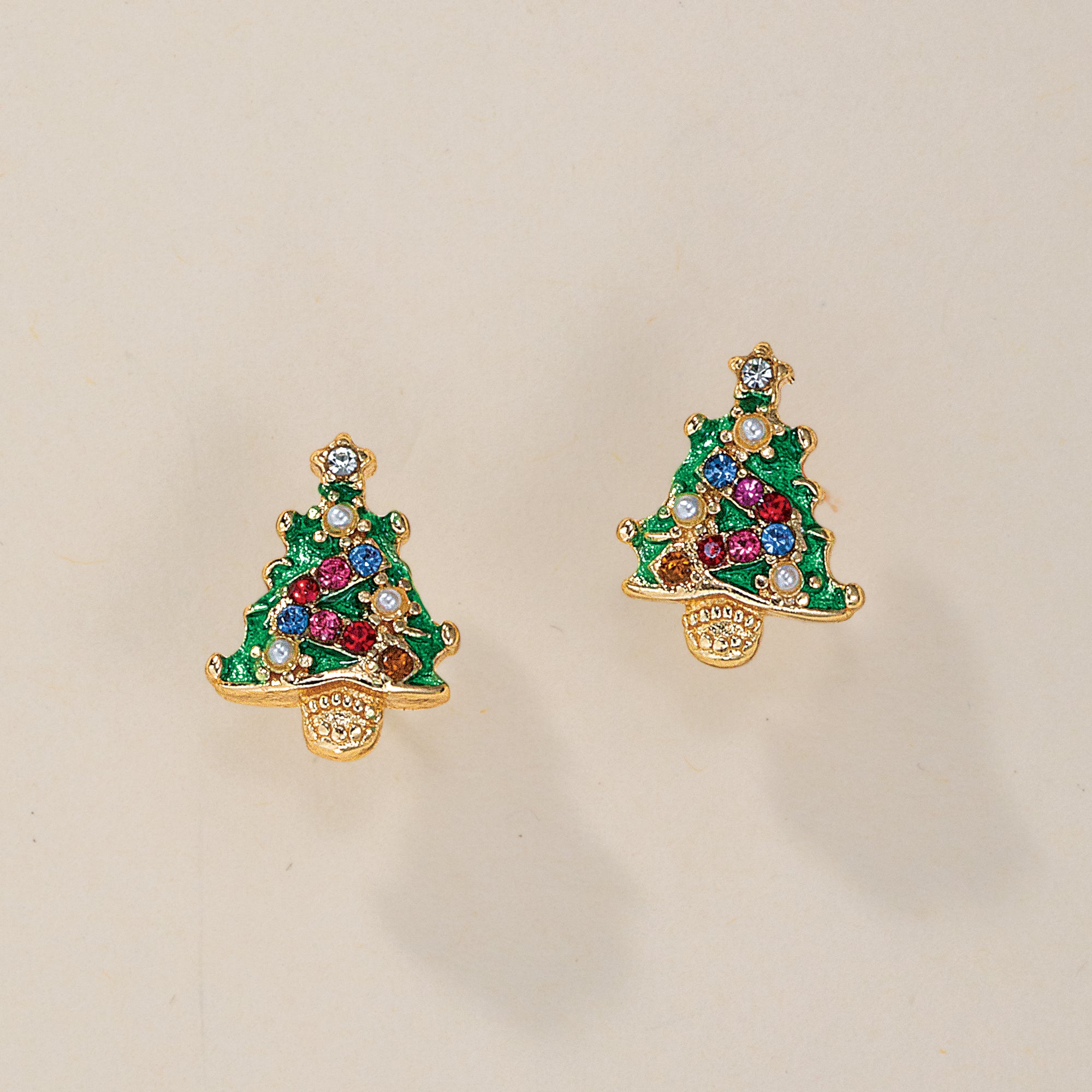 Petite Christmas Tree Earrings