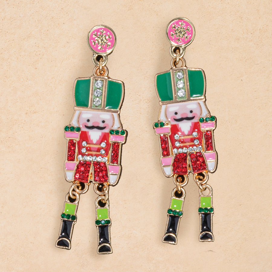 Snowflake Nutcracker Earrings