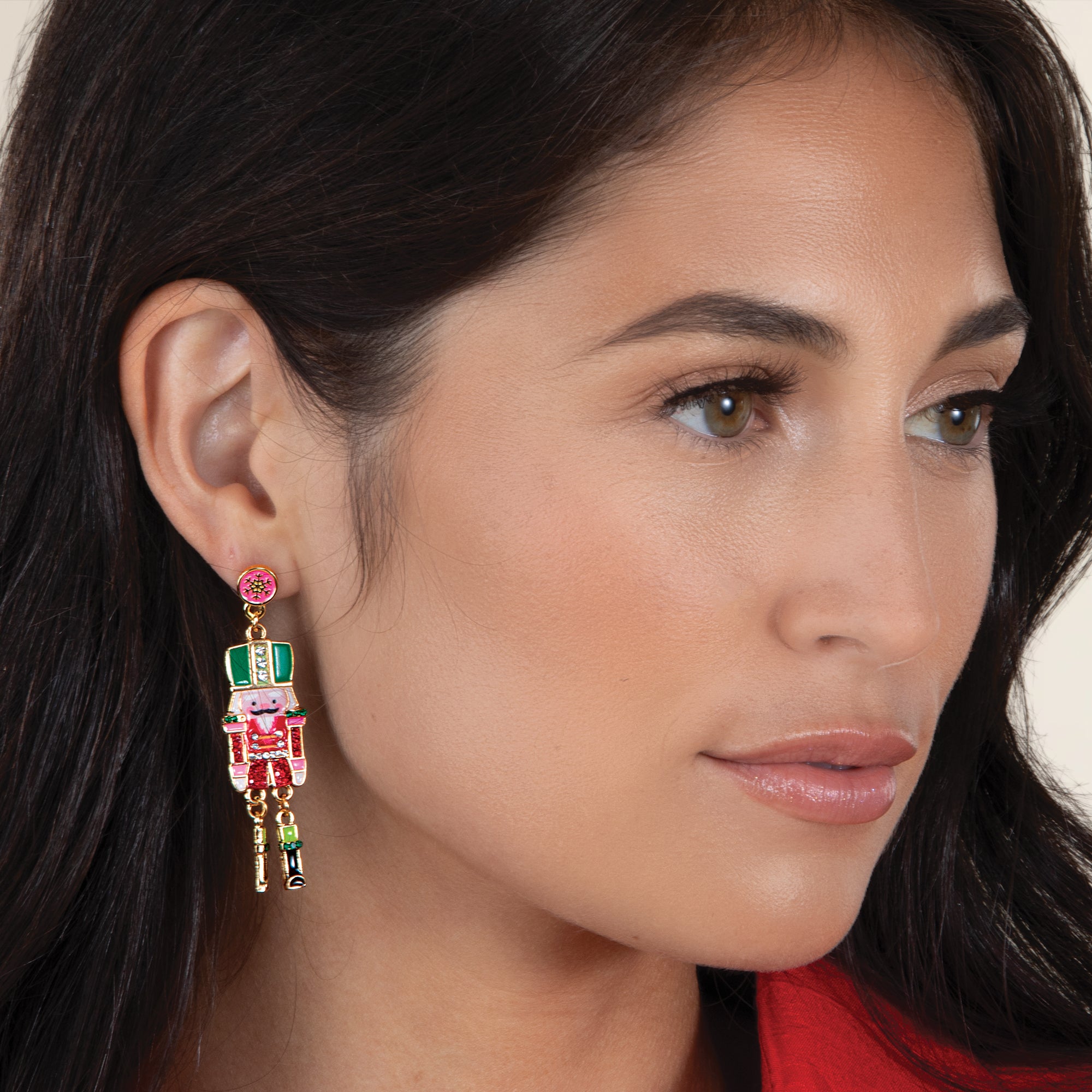 Snowflake Nutcracker Earrings