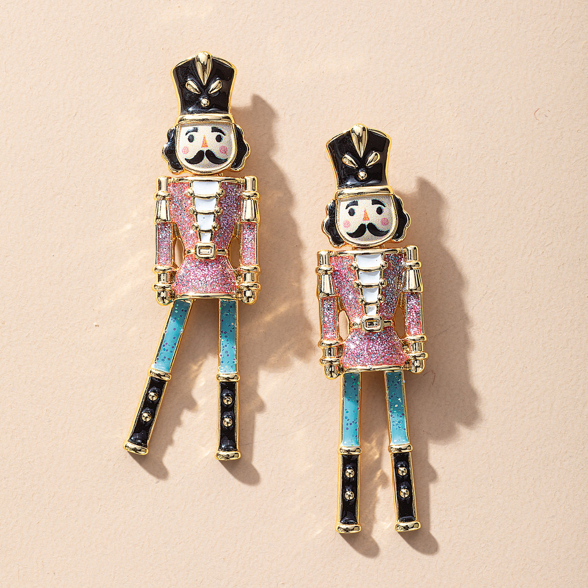Dazzling Nutcracker Earrings (Preorder)