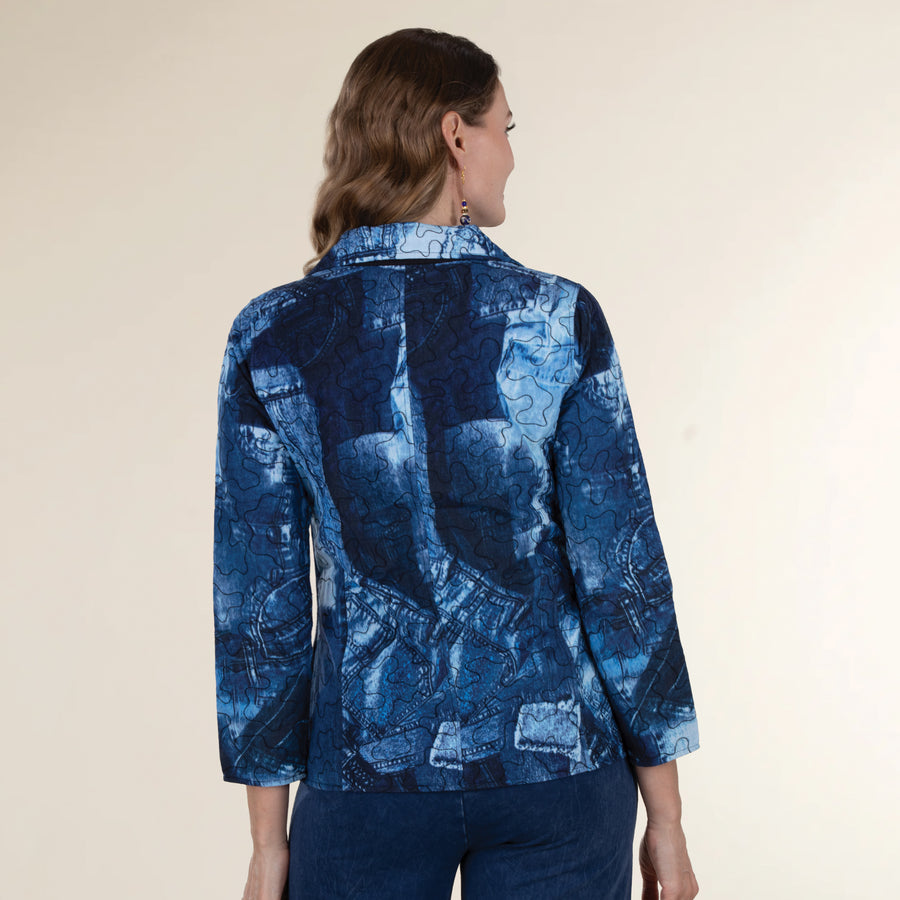 Frosted Blues Reversible Jacket