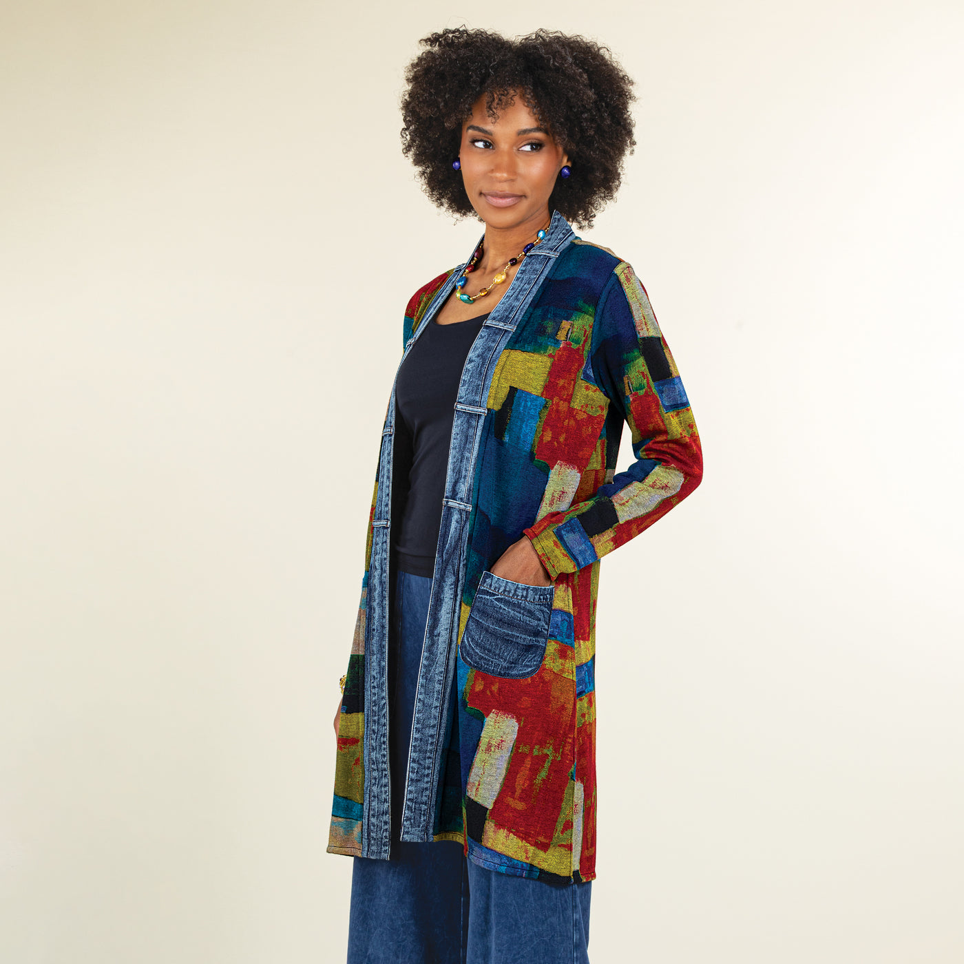 Colored Cobblestones Reversible Jacket