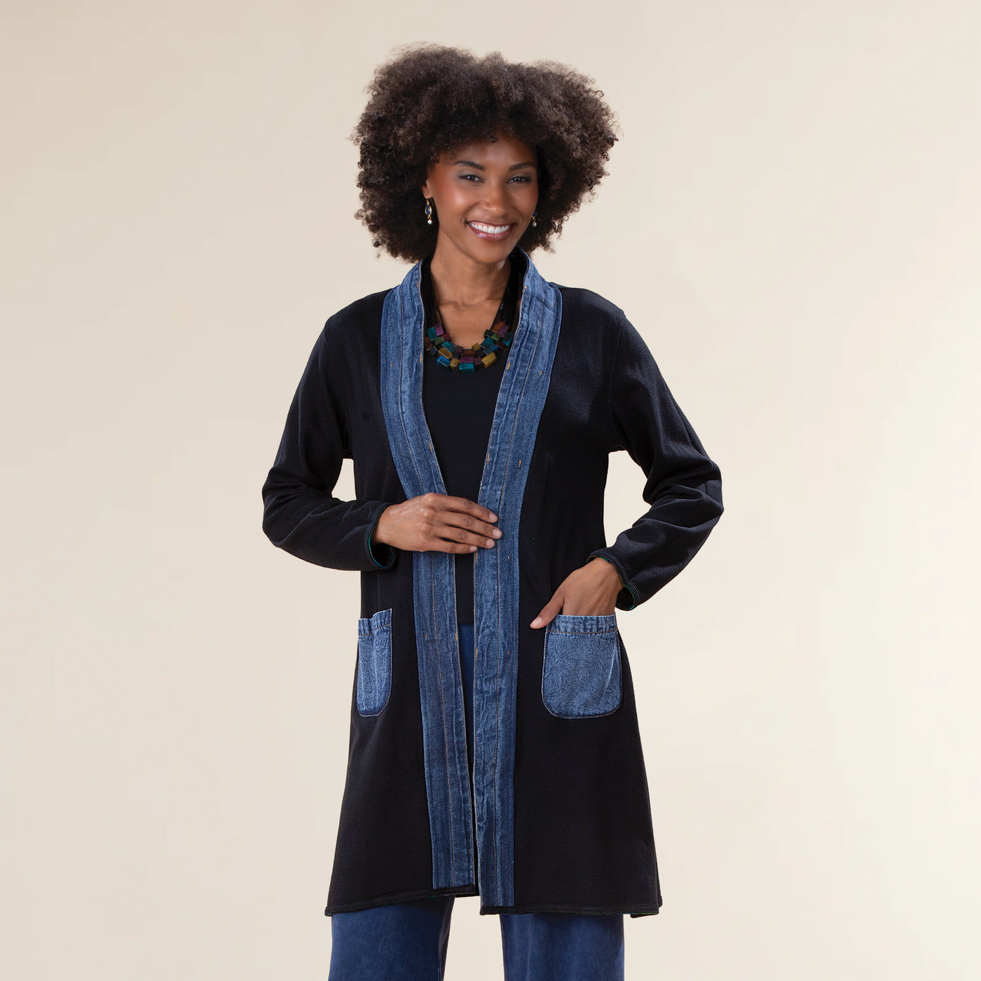 Pretty As a Peacock Reversible Jacket