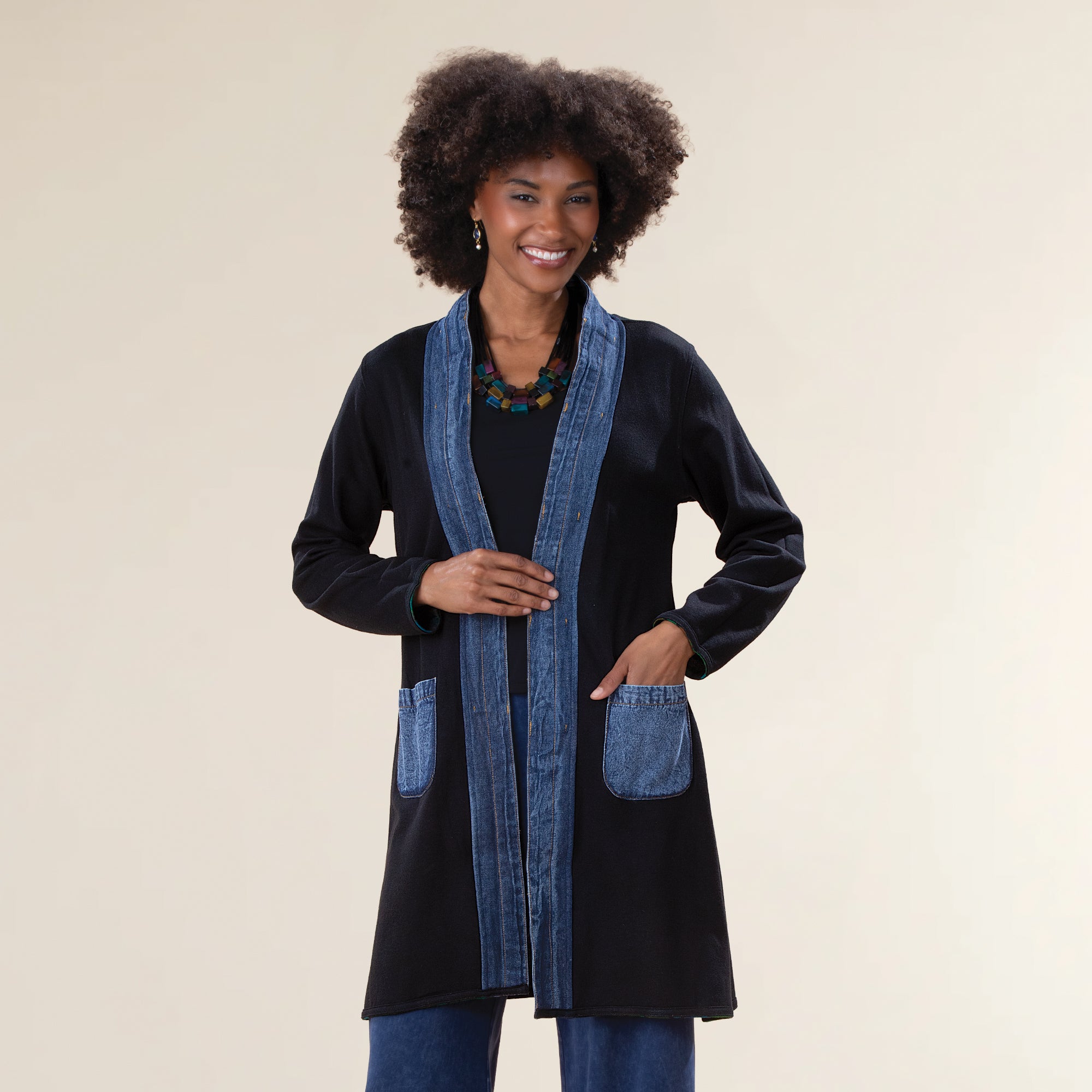 Pretty As a Peacock Reversible Jacket