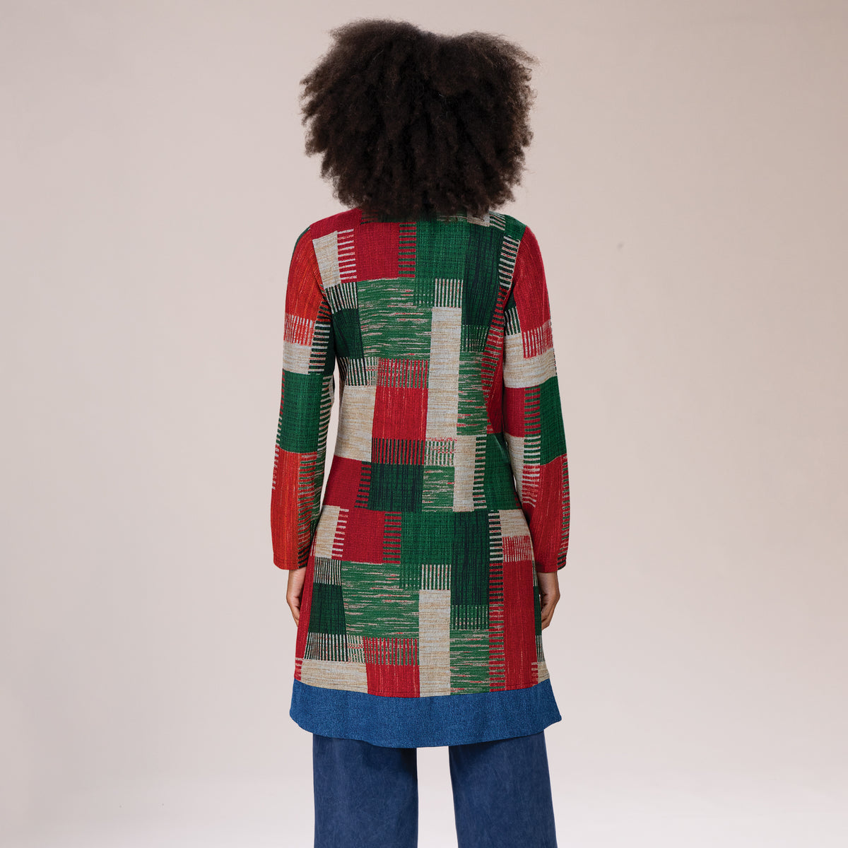 Patchwork Duster Dress