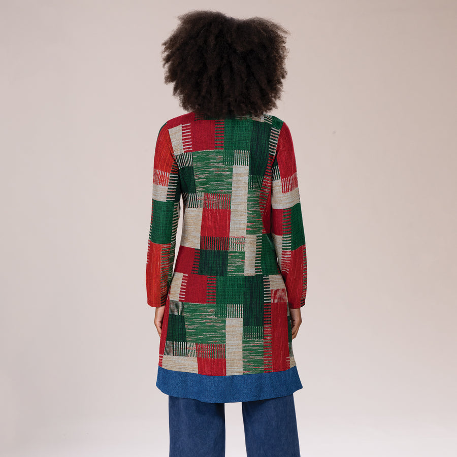 Patchwork Duster Dress