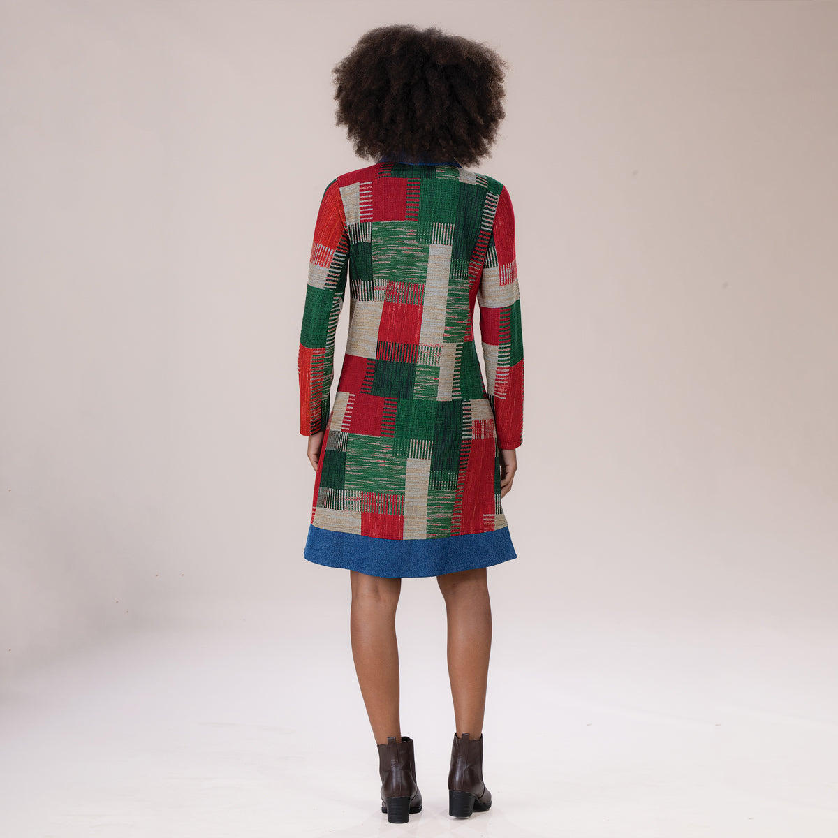 Patchwork Duster Dress