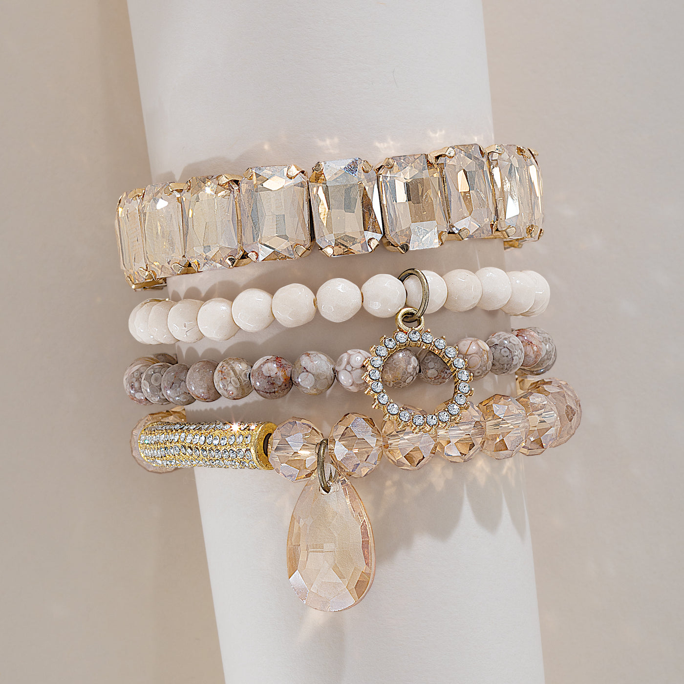 Charmed Baubles Bracelets, Set of 4 (Preorder)