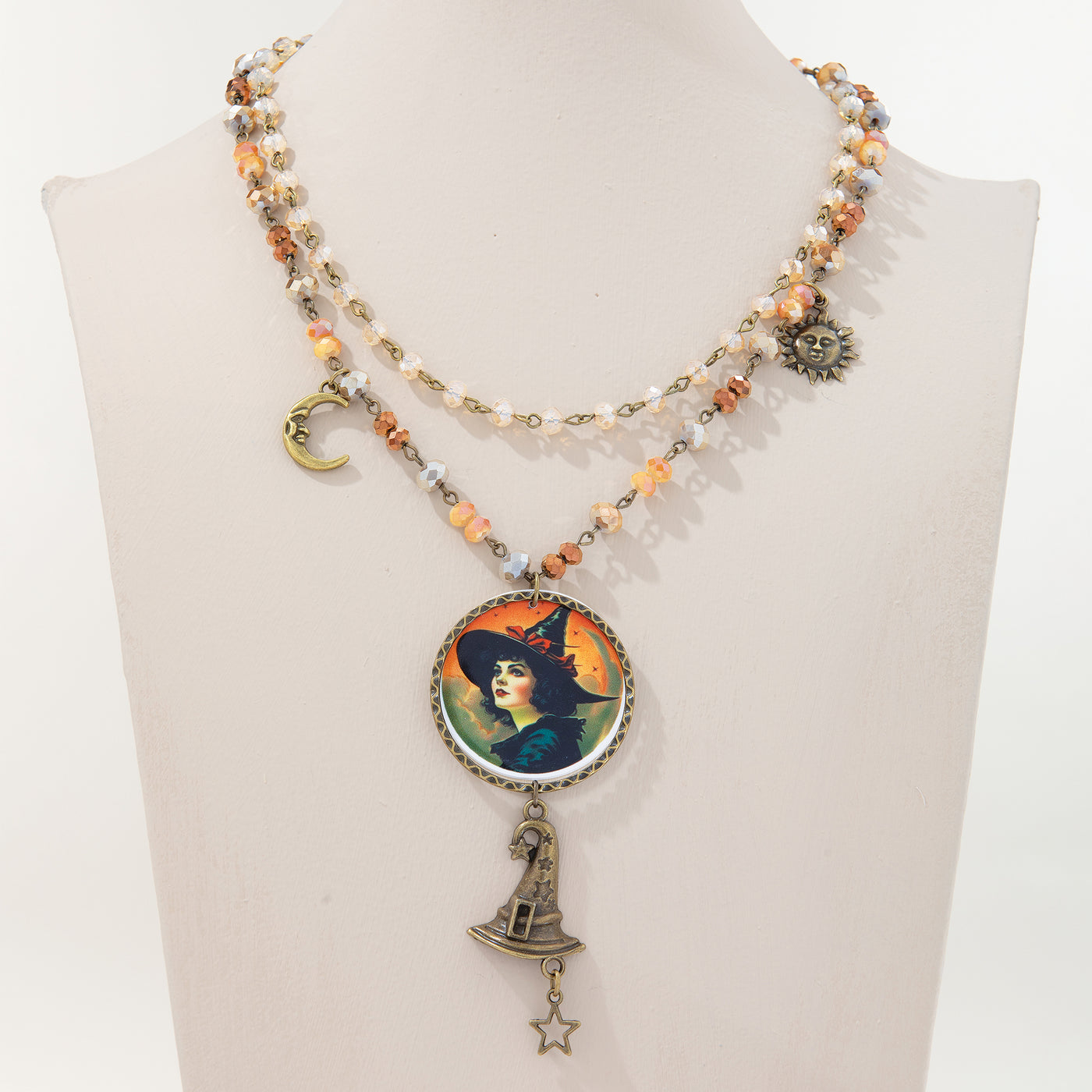 Vintage Witch Layered Necklace (Preorder)