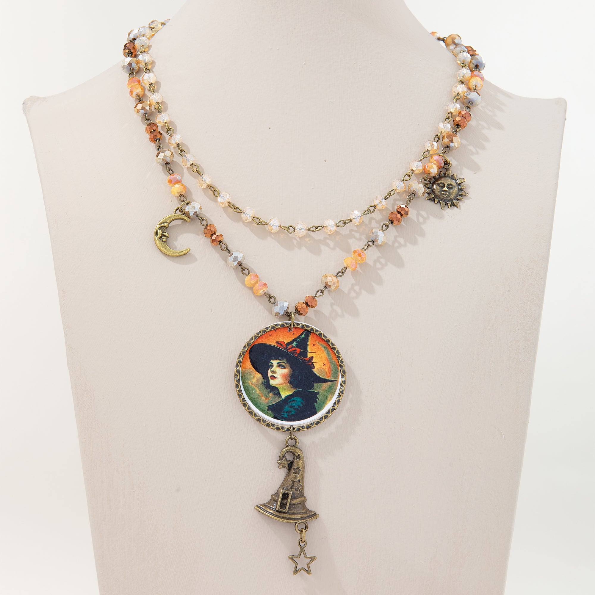 Vintage Witch Layered Necklace (Preorder)