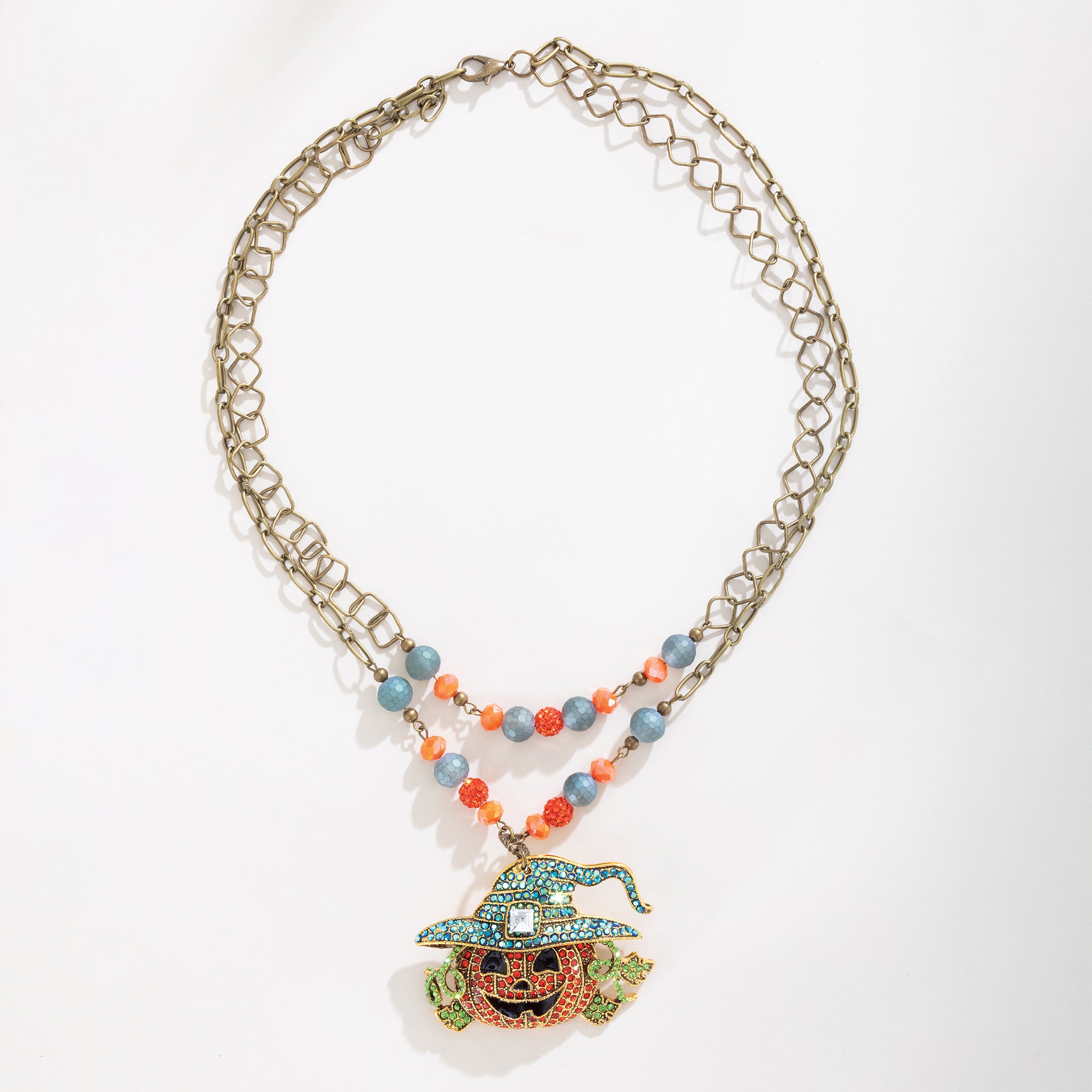 Witch Hat Jack Layered Necklace (Preorder)