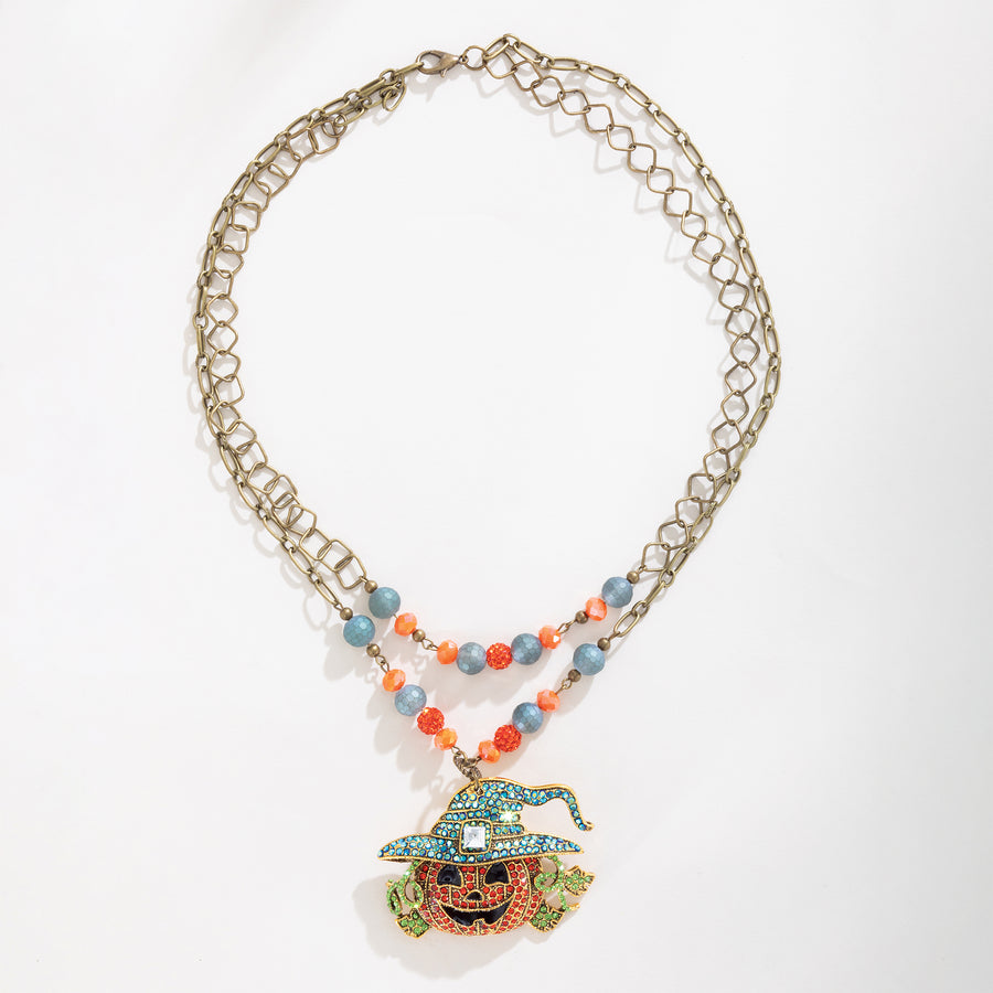 Witch Hat Jack Layered Necklace (Preorder)
