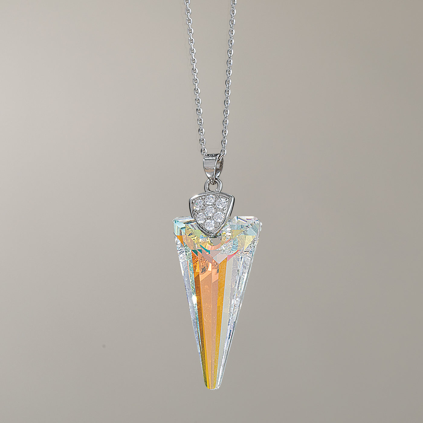 Point Of View Aurora Borealis Pendant Necklace
