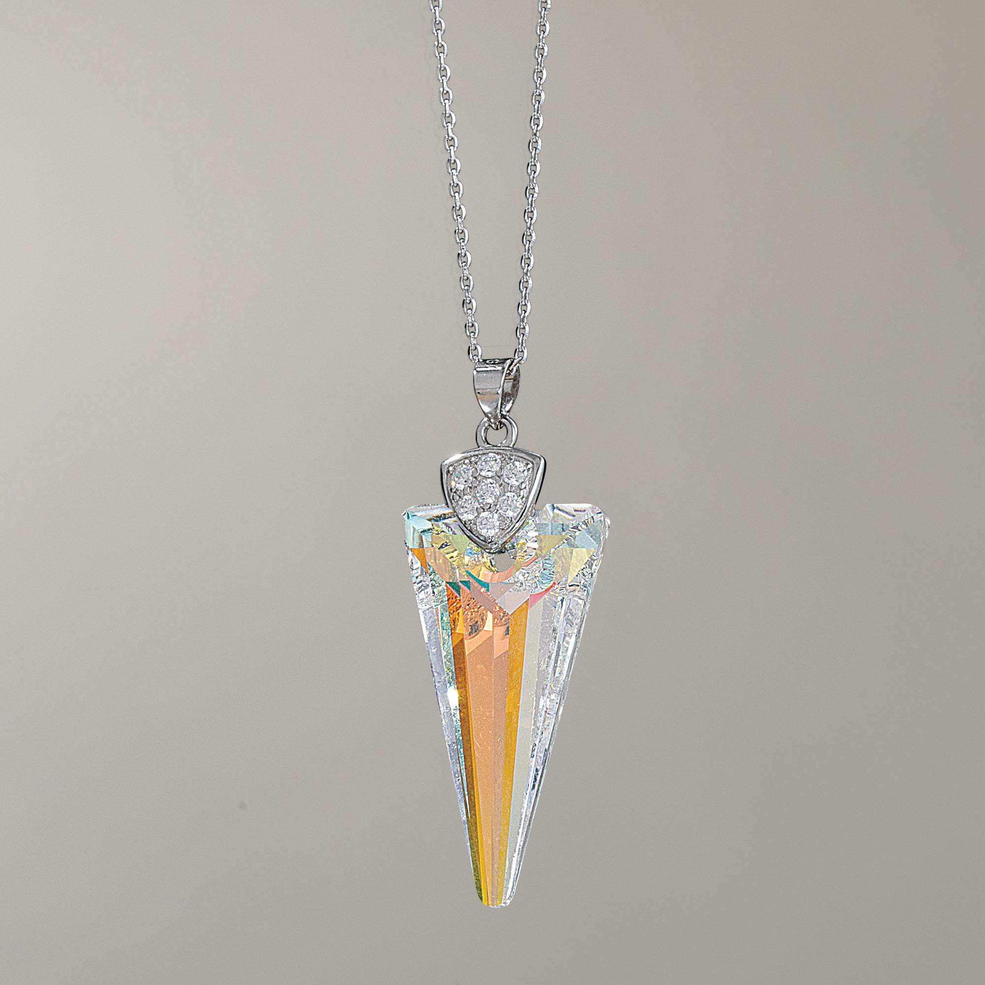 Point Of View Aurora Borealis Pendant Necklace