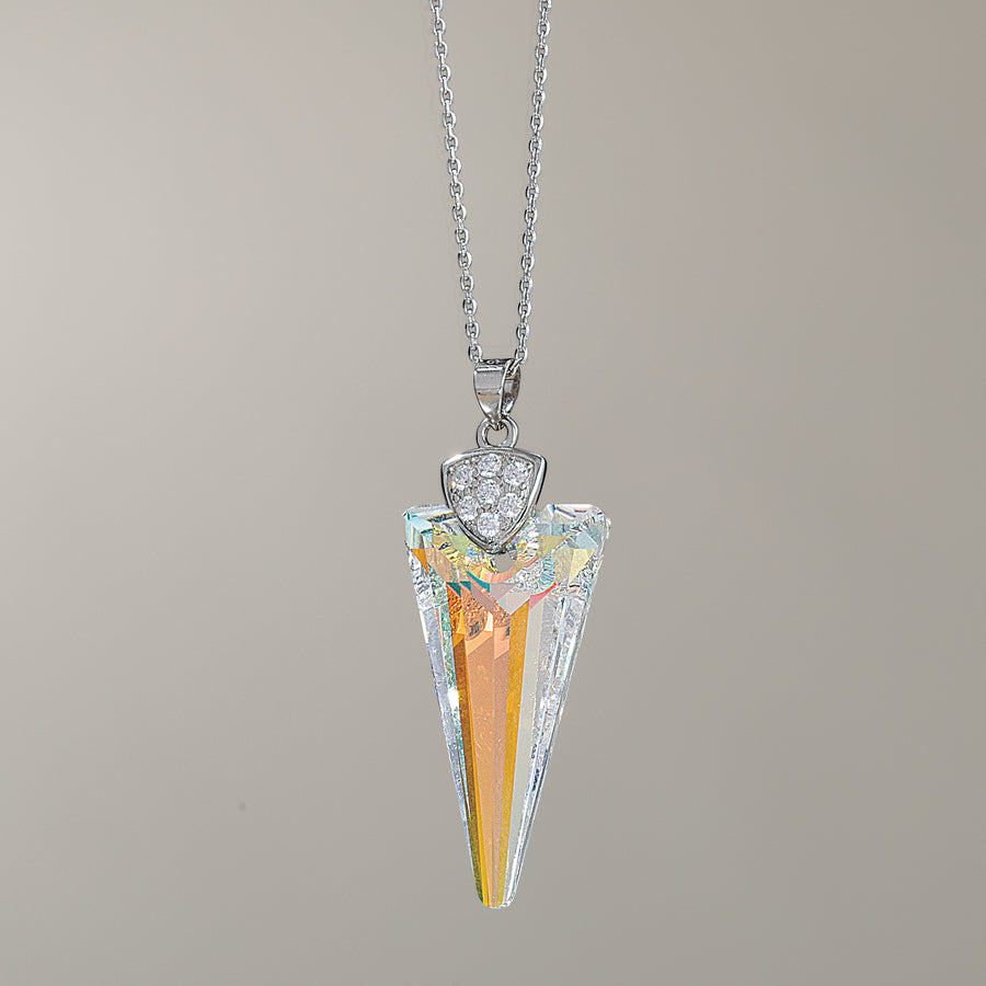 Point Of View Aurora Borealis Pendant Necklace