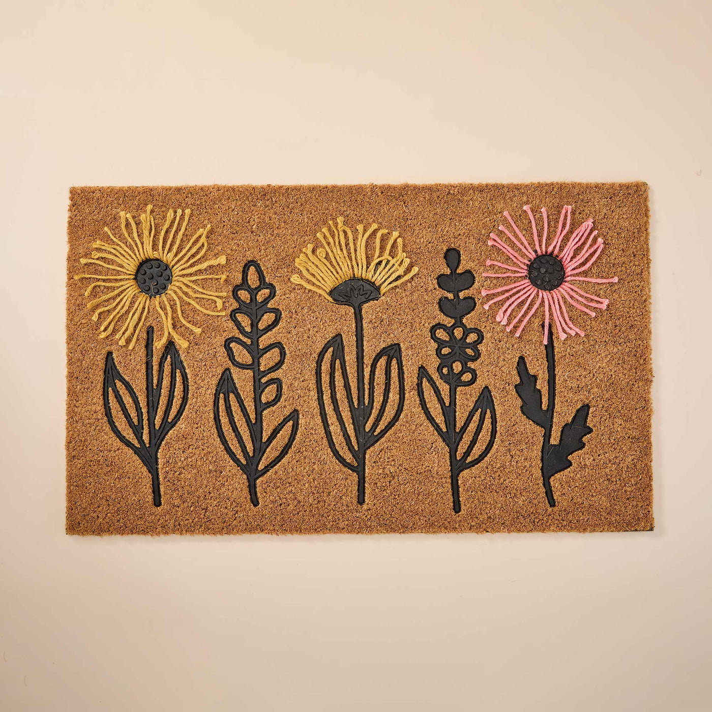 Floral Embossed Decorative Doormat (Preorder)