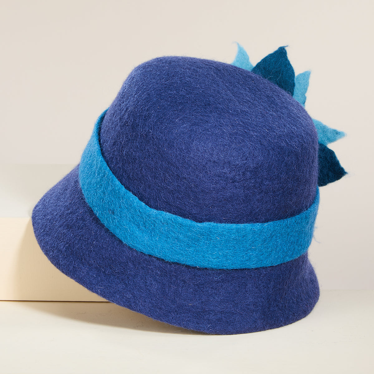 Belinda Merino Wool Floral Cloche (Preorder)
