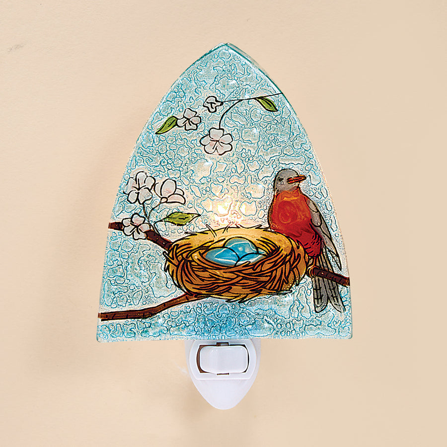 Robin's Nest Windowpane Nightlight