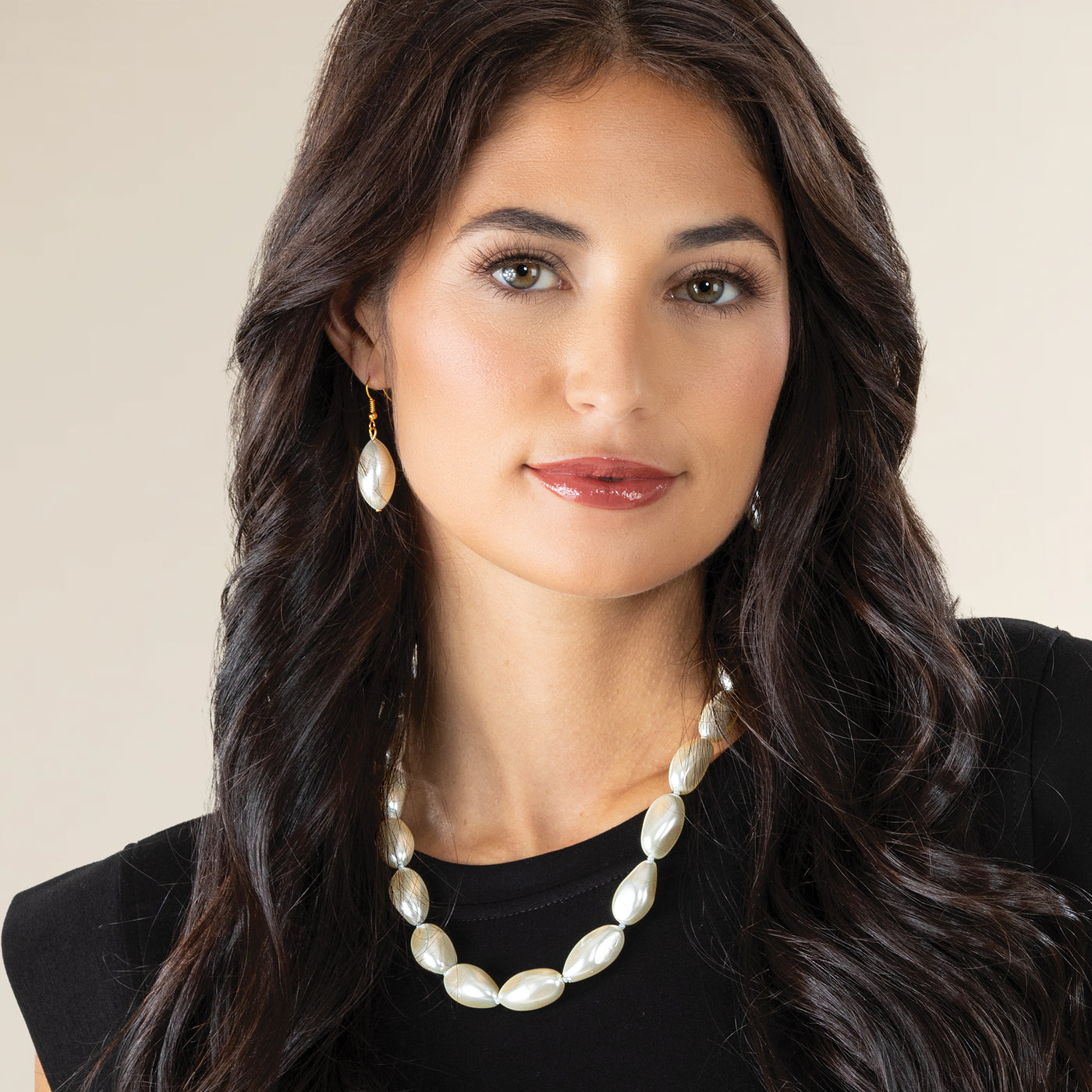 Murano Glass Vintage Pearl Necklace