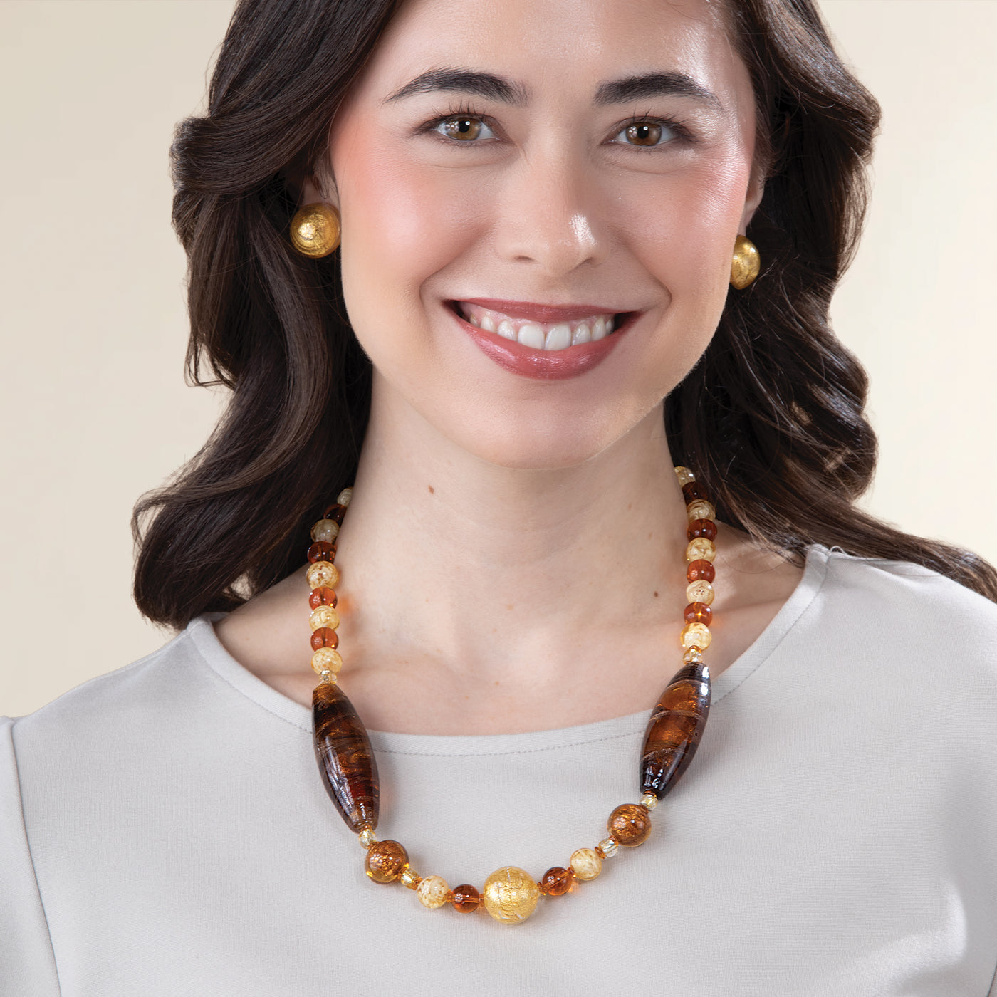 Murano Glass Dramatic & Daring Statement Necklace