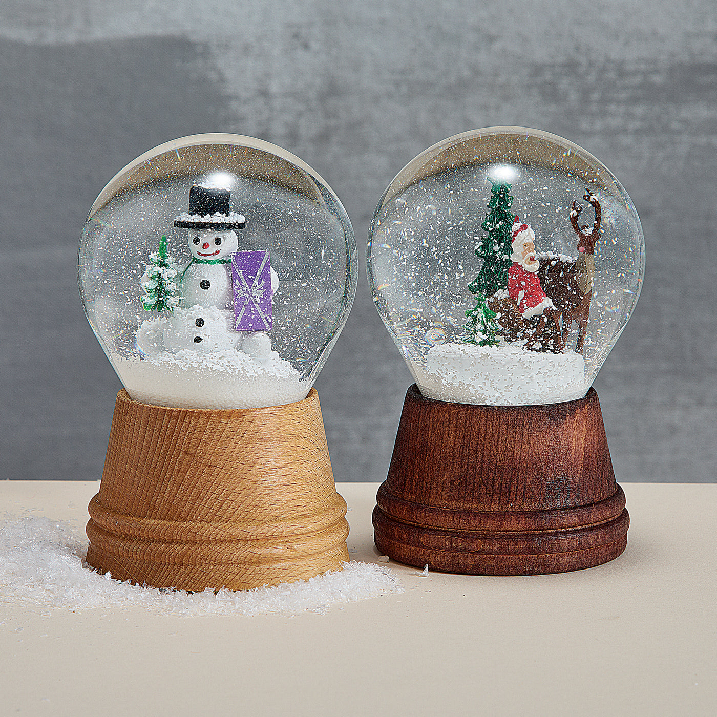 Santa Is On His Way Snow Globe