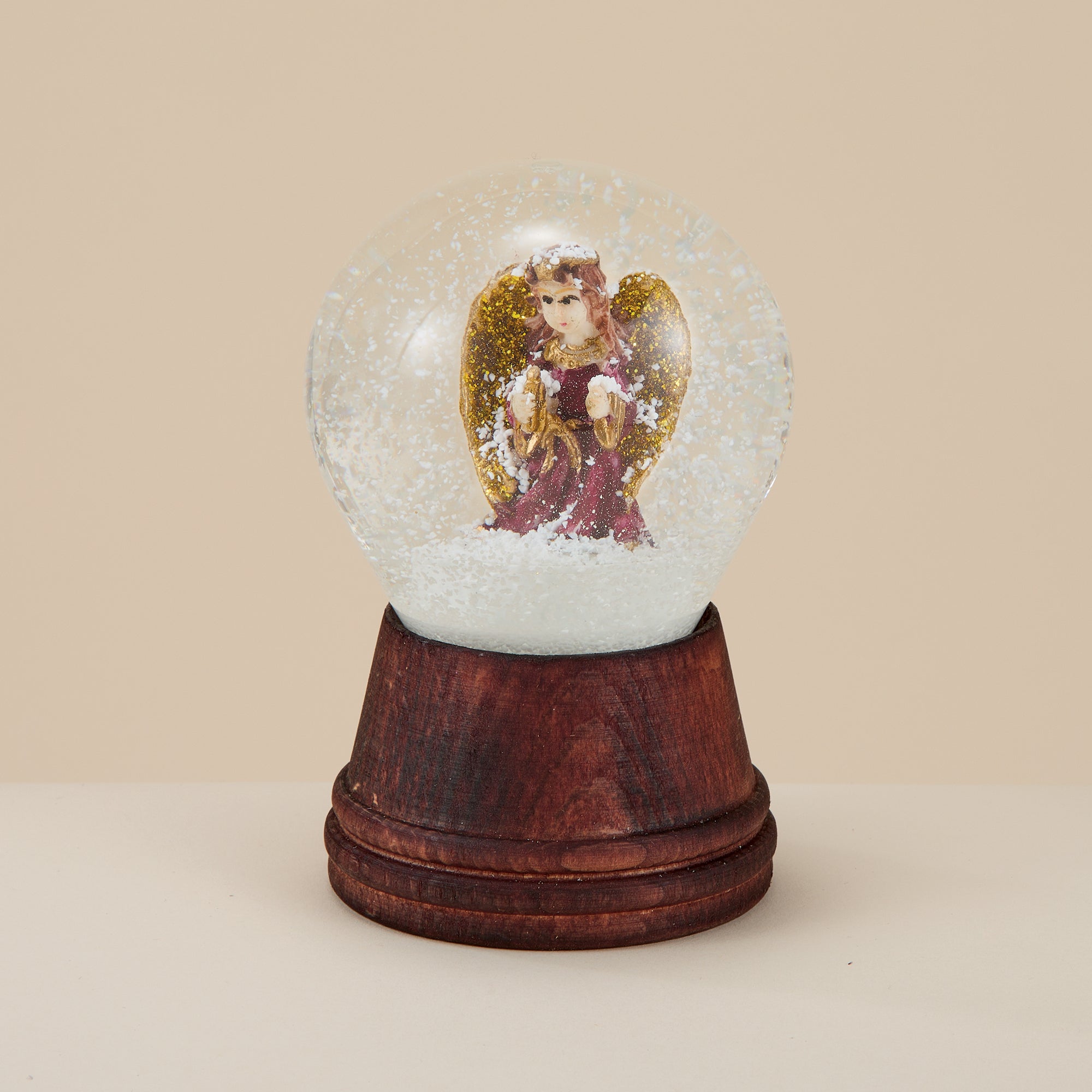 Peaceful Angel Snow Globe