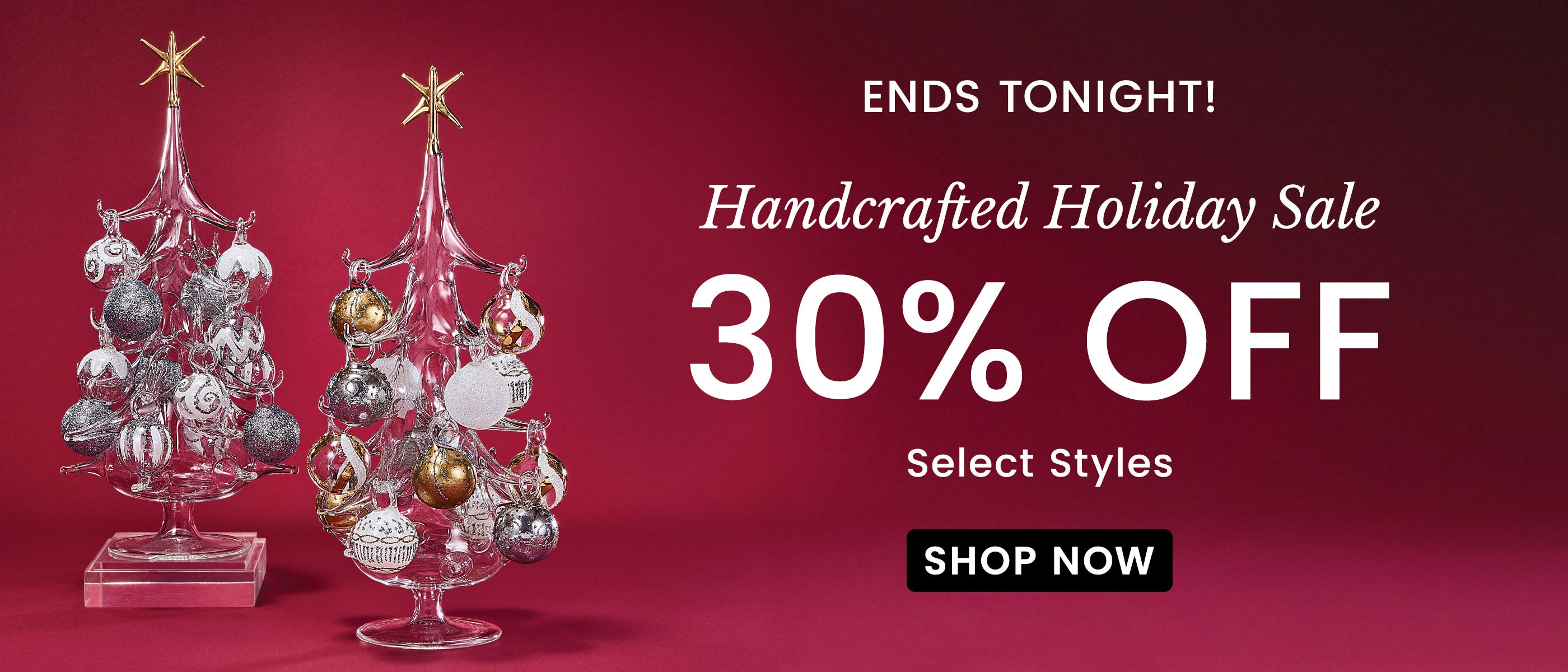 Ends Tonight! Holiday Sale 30% Off
