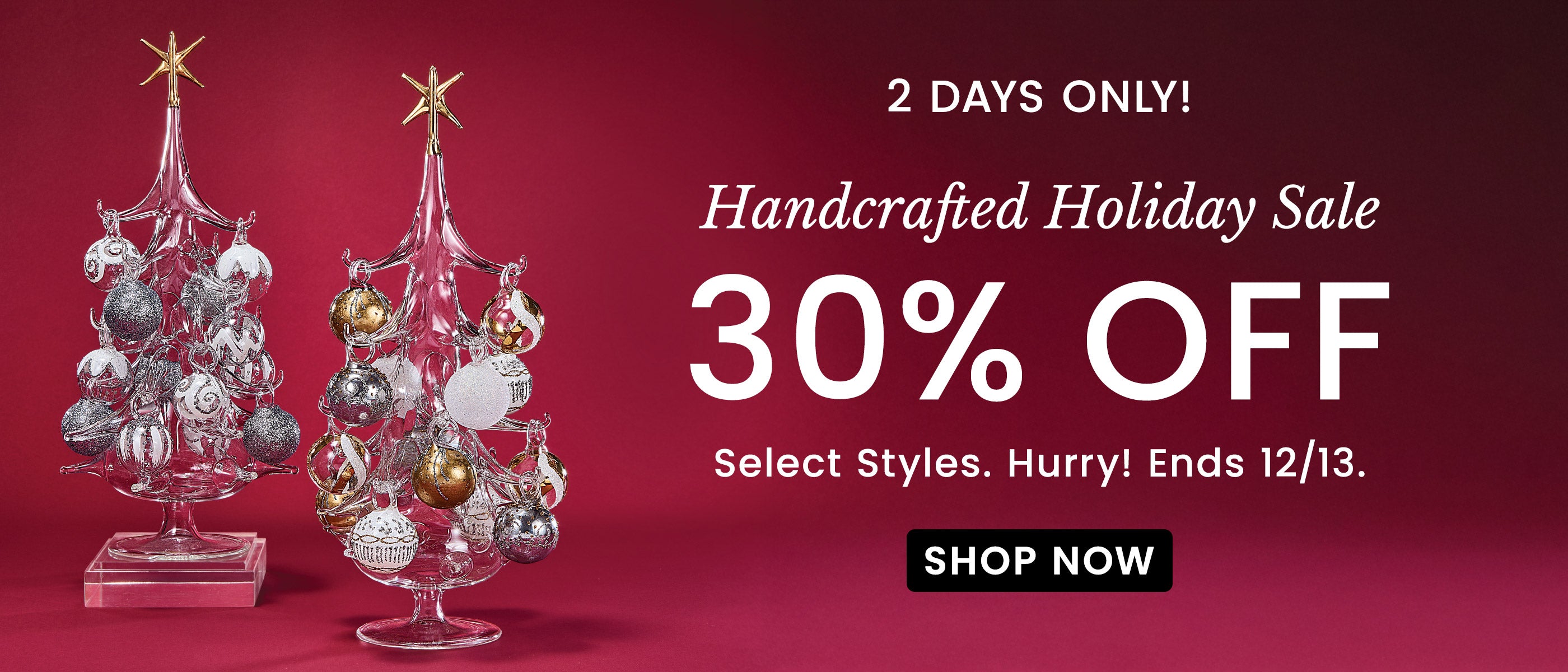 Holiday Sale 30% Off