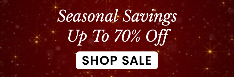Seasonal Savings – Up To 70% Off