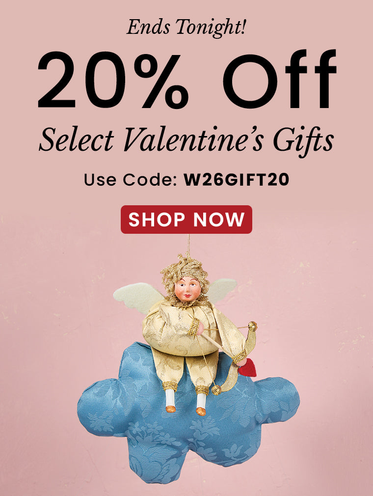 Ends Tonight 20% off Valentine’s Gifts | Use Code W26GIFT20