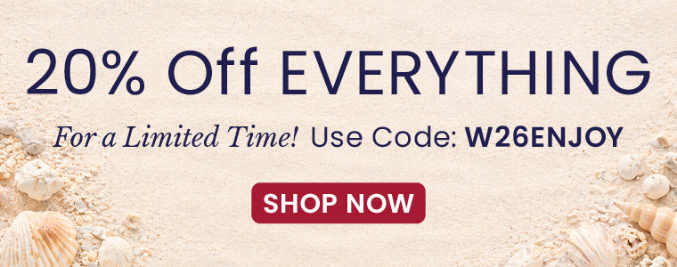 20% Off Everything | Use Code: W26ENJOY