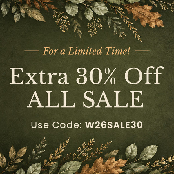 Extra 30% Off Sale Use Code: W26SALE30