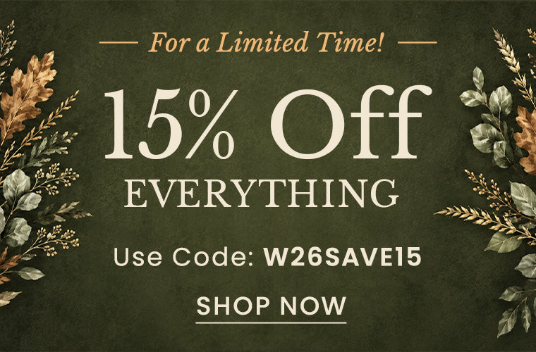 15% Off Everything | Use Code: W26SAVE15