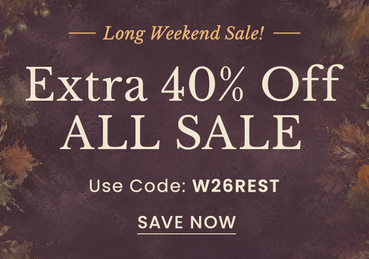 Extra 40% Off Sale | Use Code: W26REST