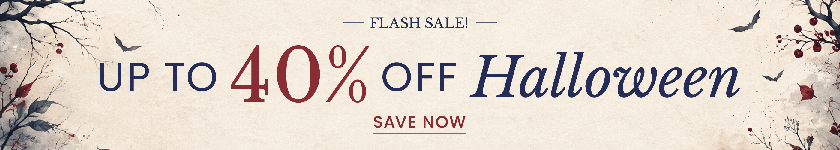 Up to 40% Off Halloween