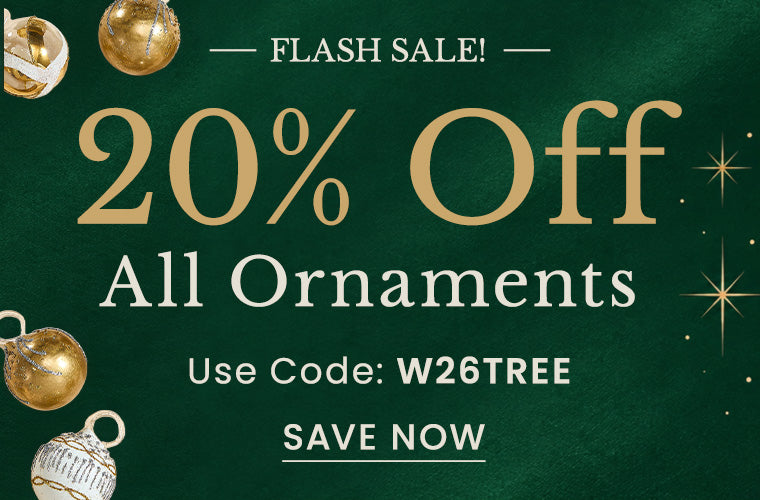 20% Off All Ornaments | Use Code: W26TREE